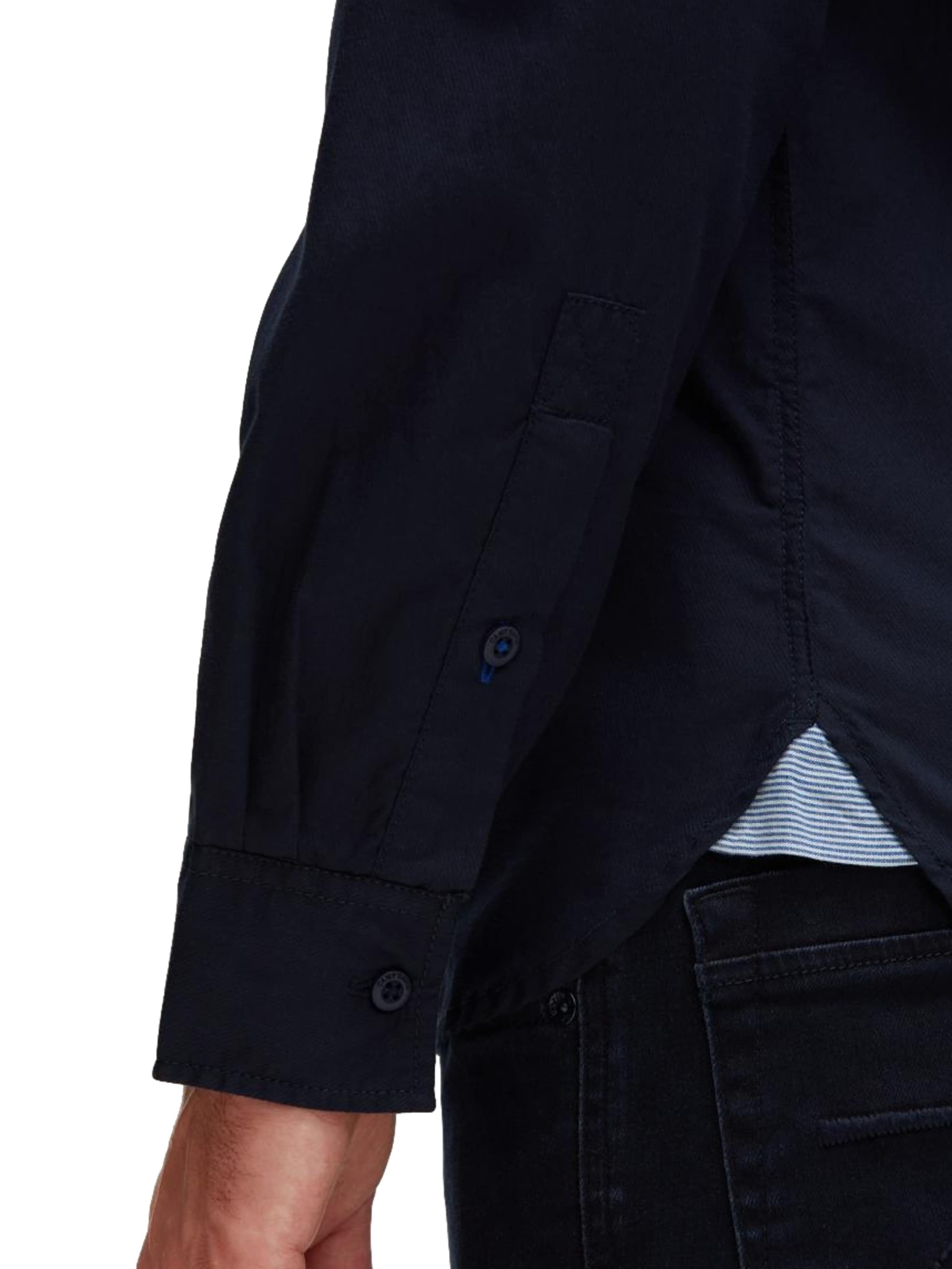 Coupe regular Chemise CAMP DAVID en bleu