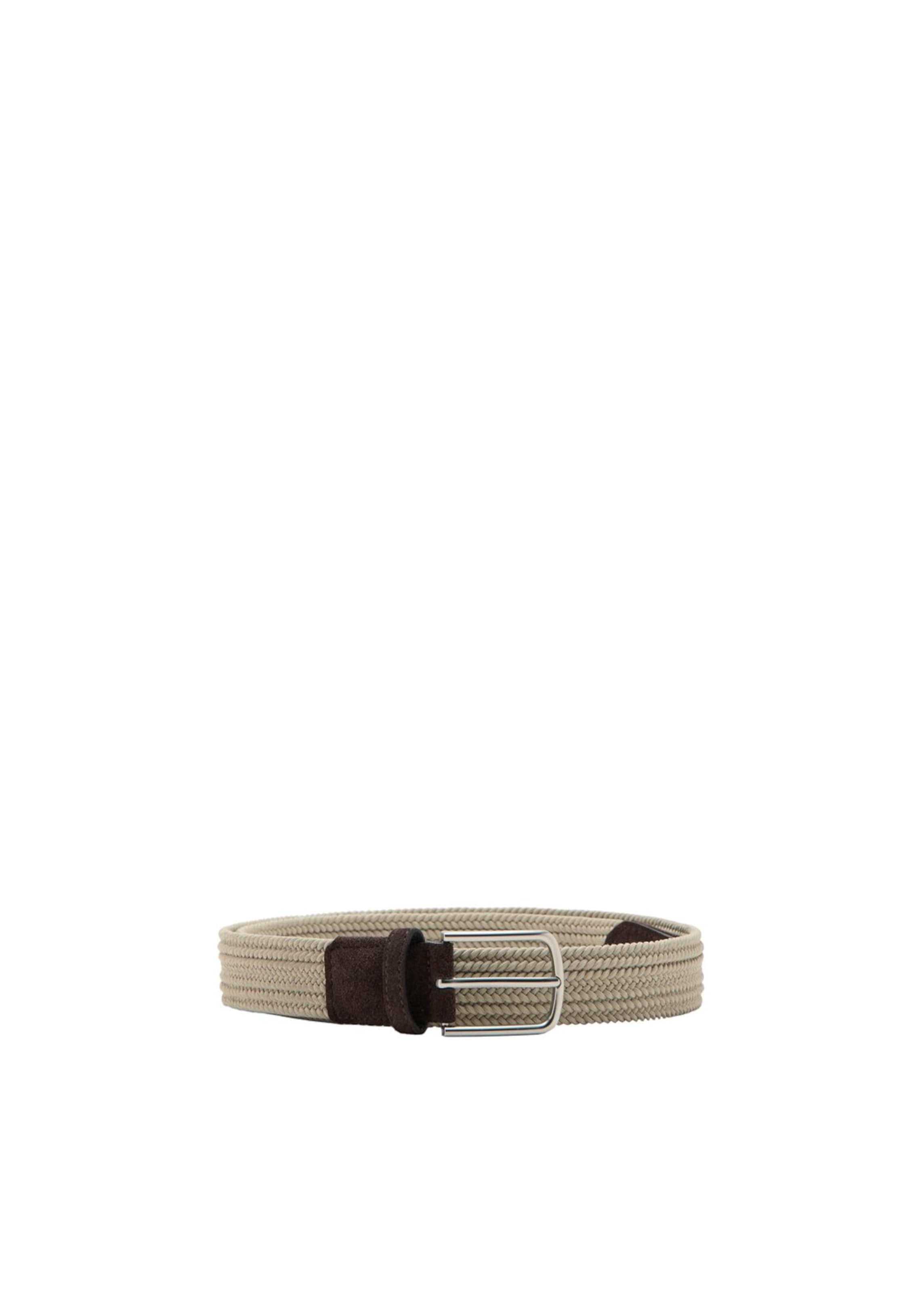 MANGO MAN Belt in Beige: front
