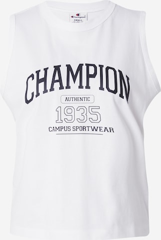 Haut Champion Authentic Athletic Apparel en blanc : devant