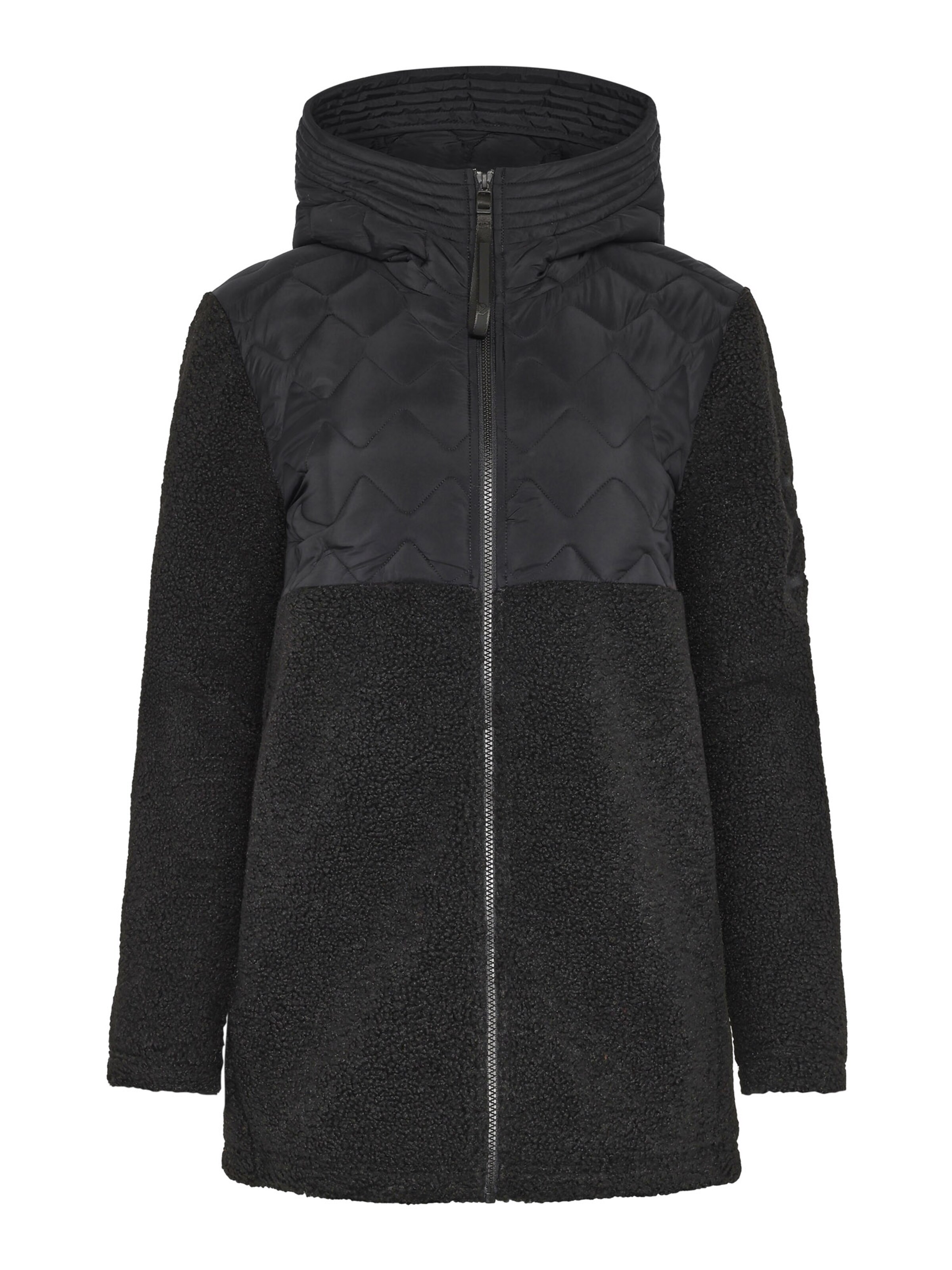 Didriksons Funkcionalna jopa iz flisa 'BIBI' | črna barva: sprednja stran