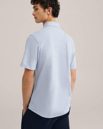 WE Fashion Regular Fit Hemd in Blau