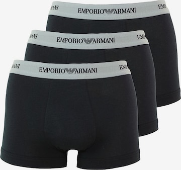 Boxers Emporio Armani en noir : devant