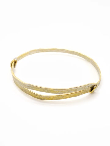 d'ecolife Essentials Armband 'Bangle' in Gold: Vorderseite