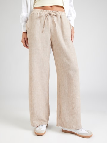 Hailys Loosefit Broek 'La44rina' in Beige: voorkant