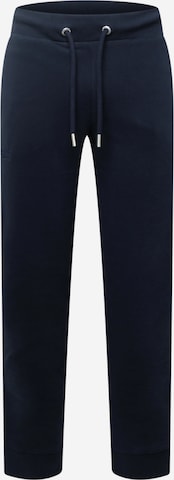 Superdry Kalhoty – modrá: přední strana