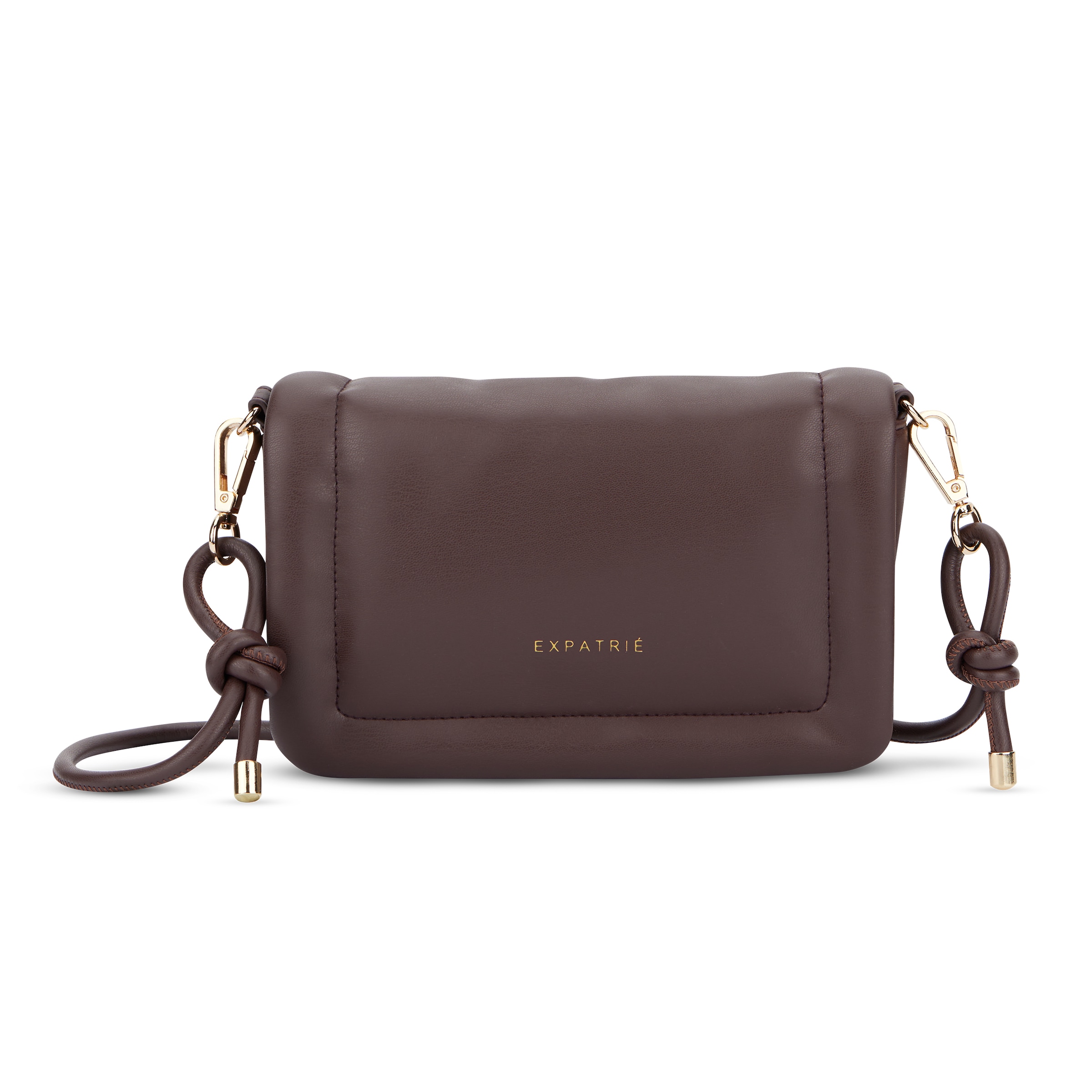 Expatrié Crossbody bag 'Zoe Small' in Brown: front