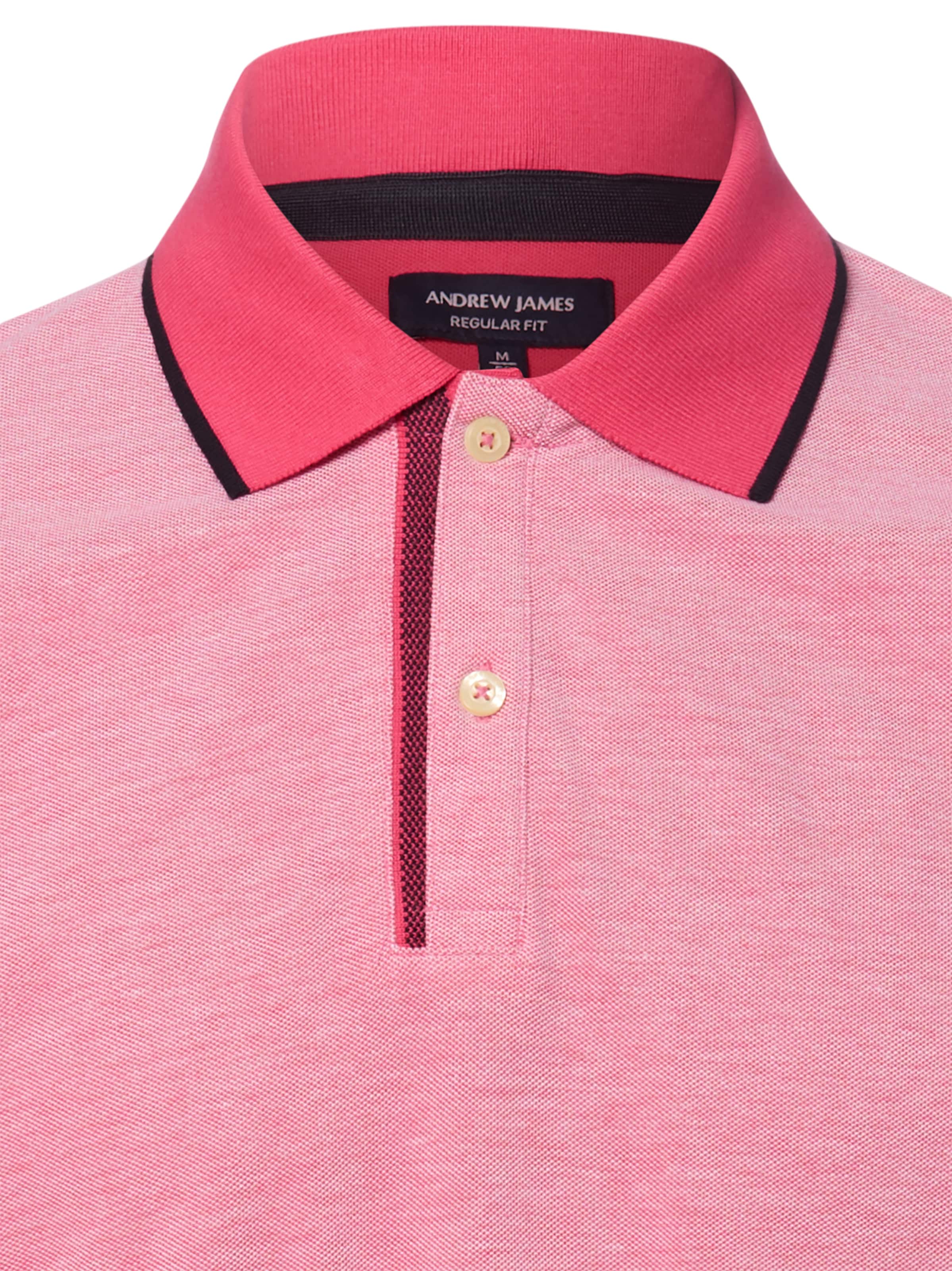 T-Shirt Andrew James en rose