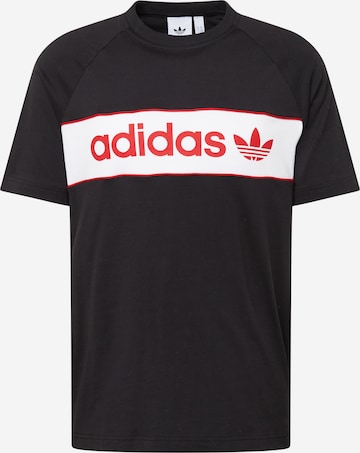 ADIDAS ORIGINALS - Camiseta 'Archive' en negro: frente