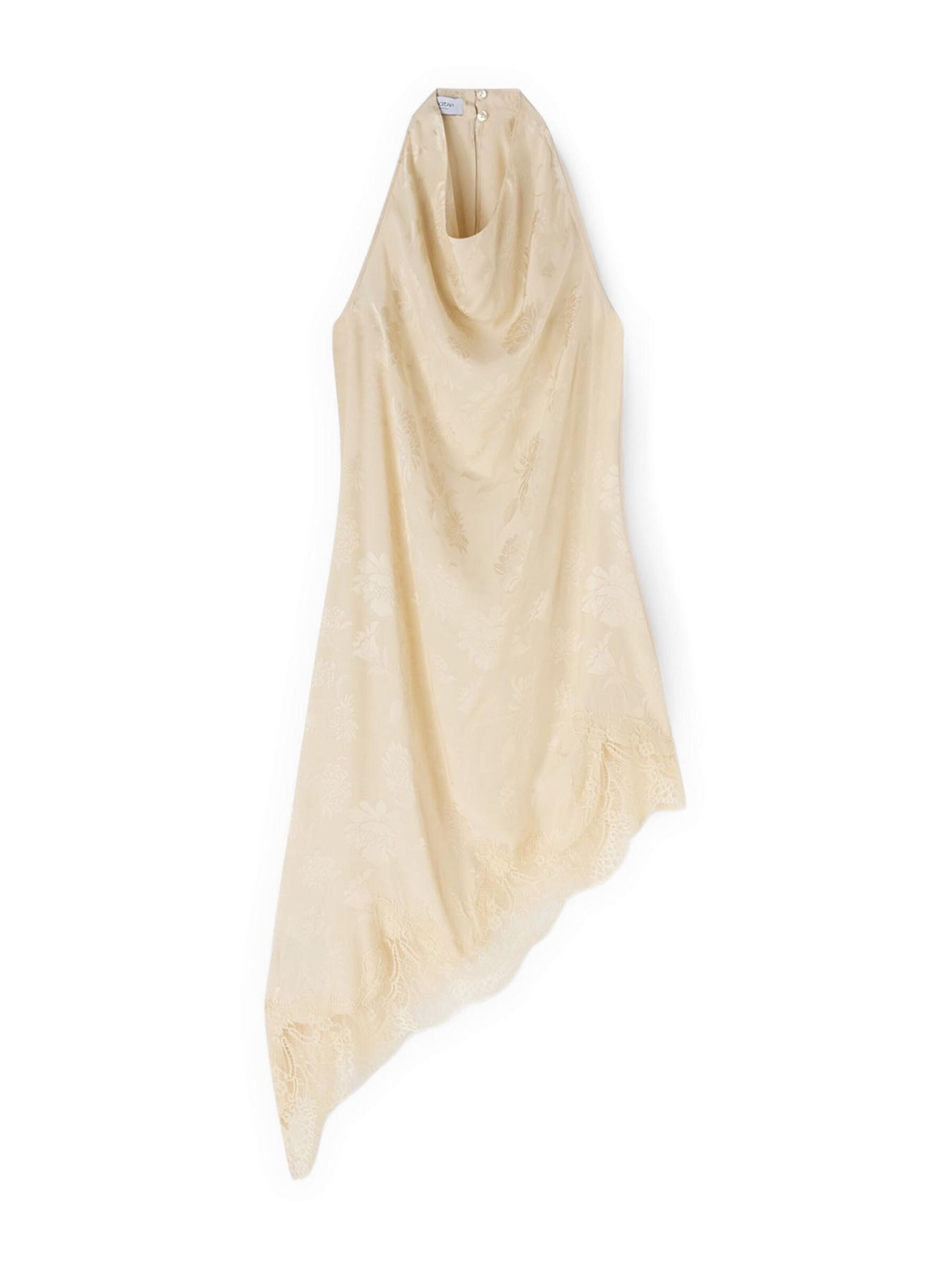 MOTIVI Jurk in Beige: voorkant