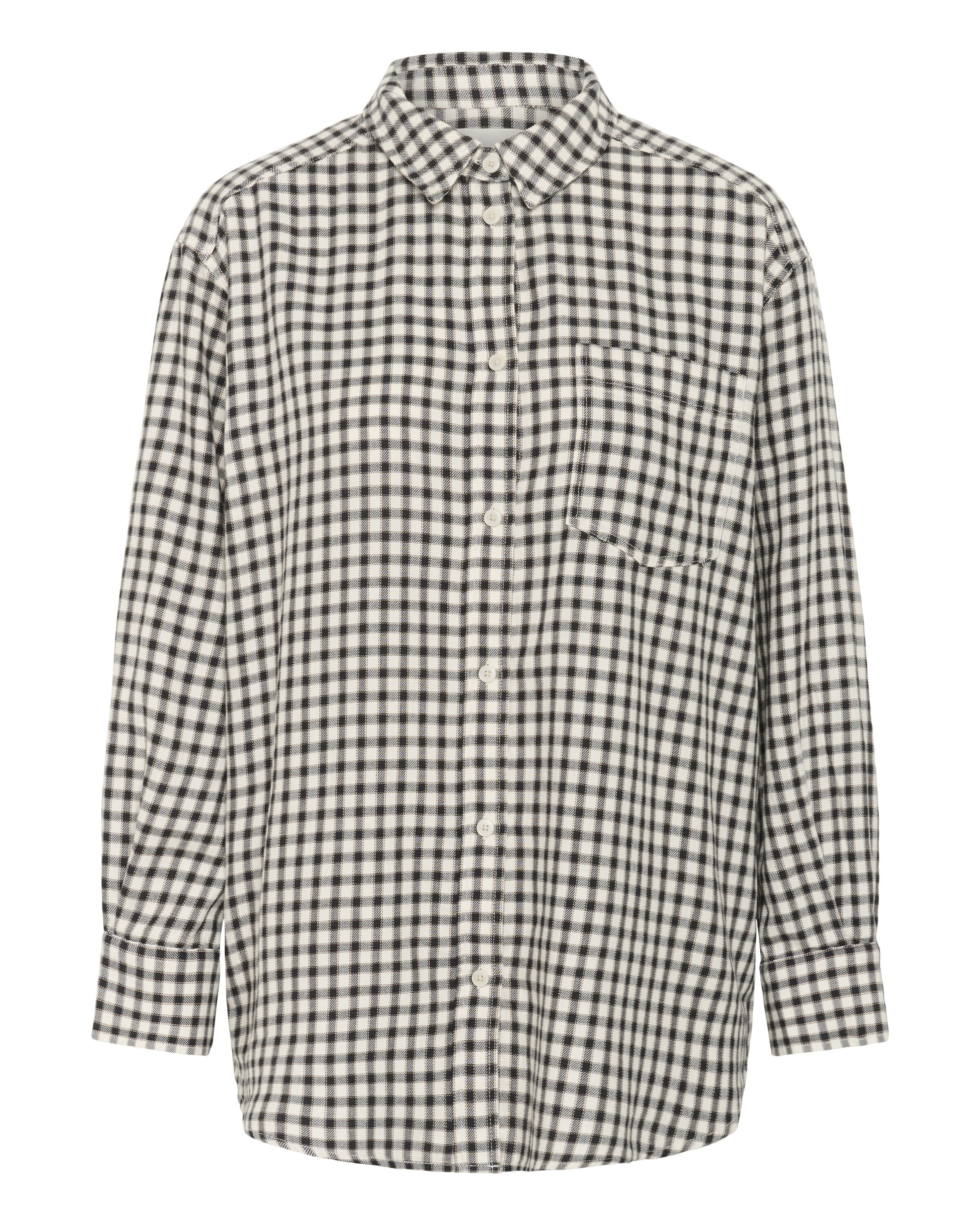 Part Two Bluse 'Samea' i beige / sort / uldhvid, Produktvisning