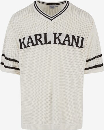 Pull-over Karl Kani en blanc : devant