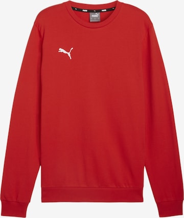 PUMA Sportsweatshirt 'TeamGoal' in Rot: predná strana