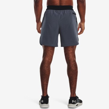 UNDER ARMOUR Regular Workout Pants 'Armour Peak' in Grey