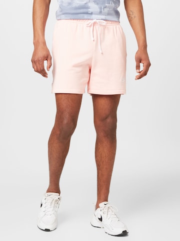 Nike Sportswear Regular Pants in Pink: front