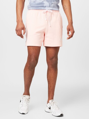 Regular Pantalon Nike Sportswear en rose : devant