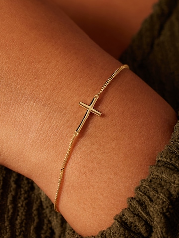 Lucardi Armband 'Klassisch' in Goud: voorkant