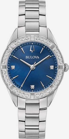 Bulova Analog Watch in Blue: front