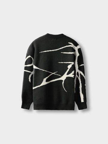 Burocs Sweater 'Knit Jacquard' in Black