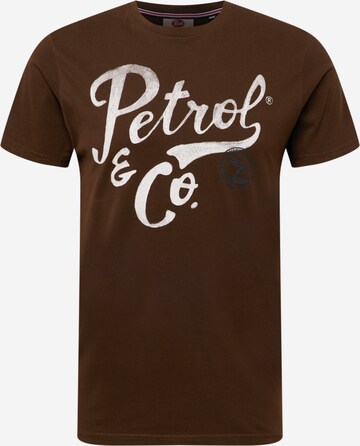 Petrol Industries T-Shirt in Braun: predná strana