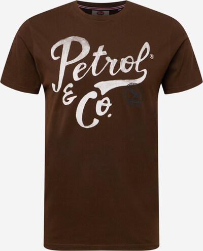 Petrol Industries Shirt in Chocolate / White, Item view