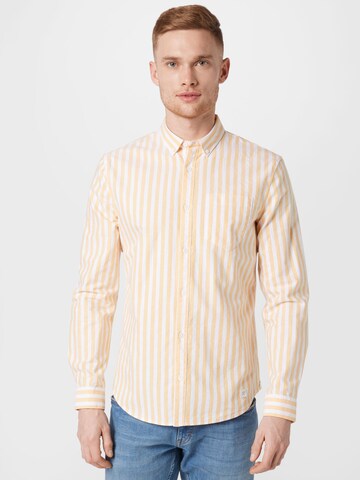 NOWADAYS Regular fit Overhemd in Geel: voorkant