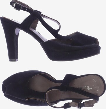 TAMARIS Sandals & High-Heeled Sandals in 39 in Black: front