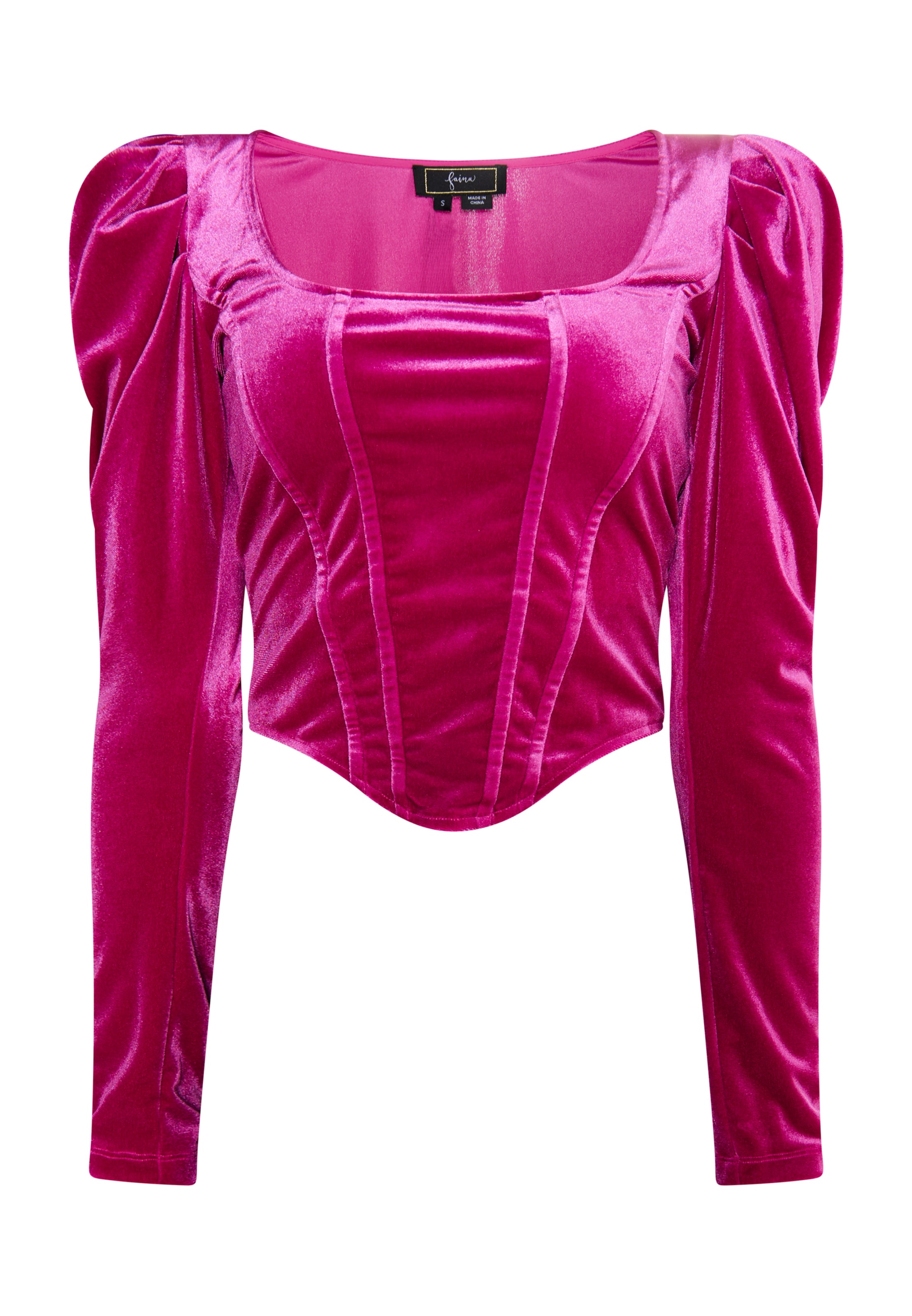 faina Bluse in Pink: Vorderseite