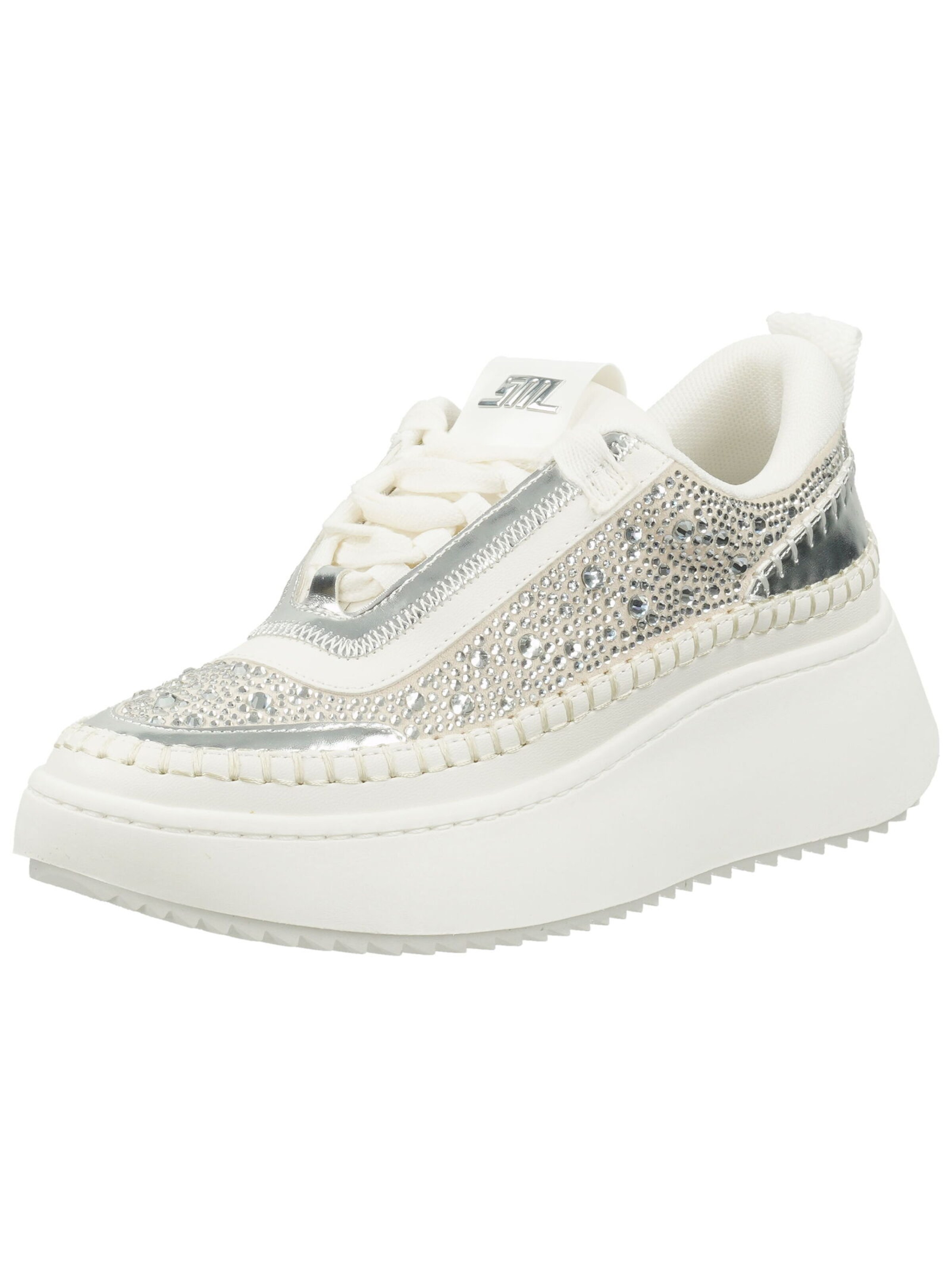 Sneaker bassa di STEVE MADDEN in argento: frontale