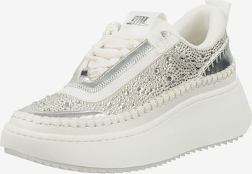 STEVE MADDEN Sneakers laag in Zilver: voorkant