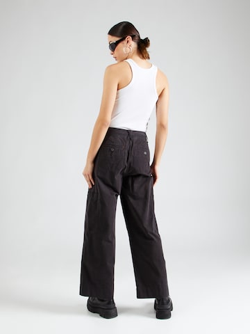 Wide Leg Pantalon cargo 'Carlie' WHITE STUFF en noir