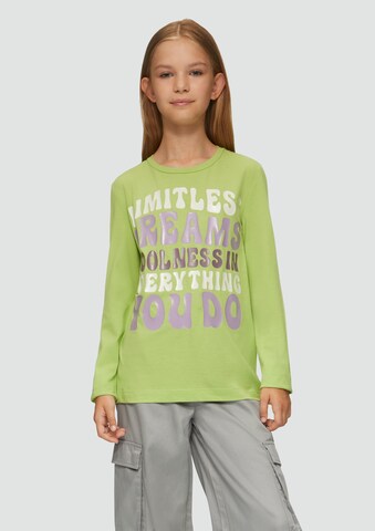 T-Shirt s.Oliver en vert : devant