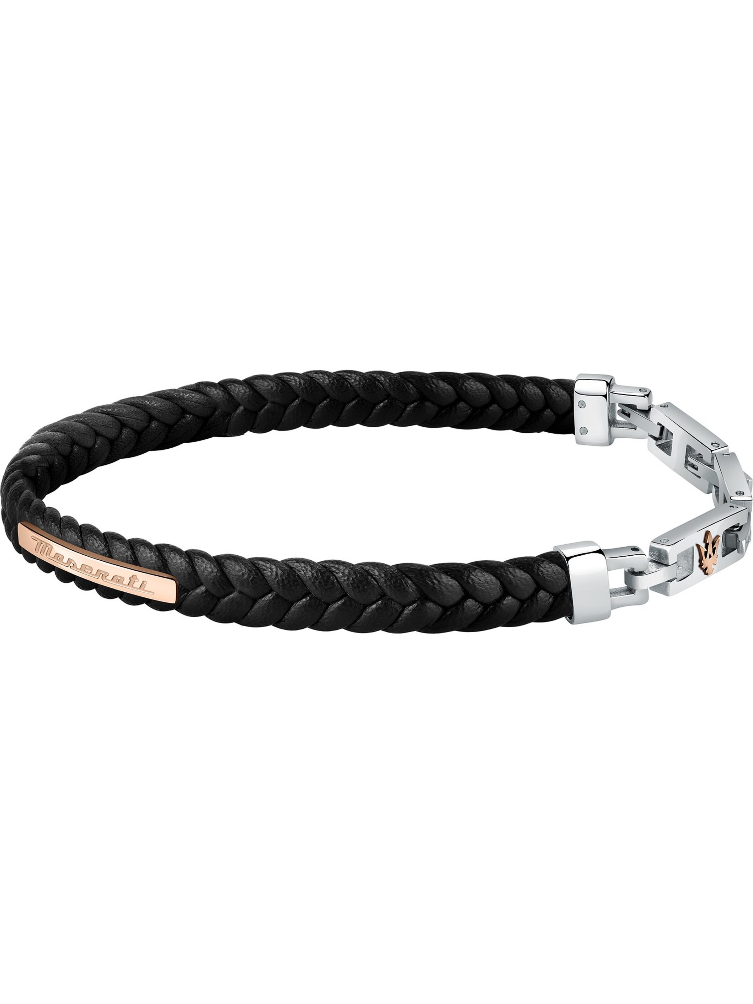Maserati Armband in Schwarz: Vorderseite