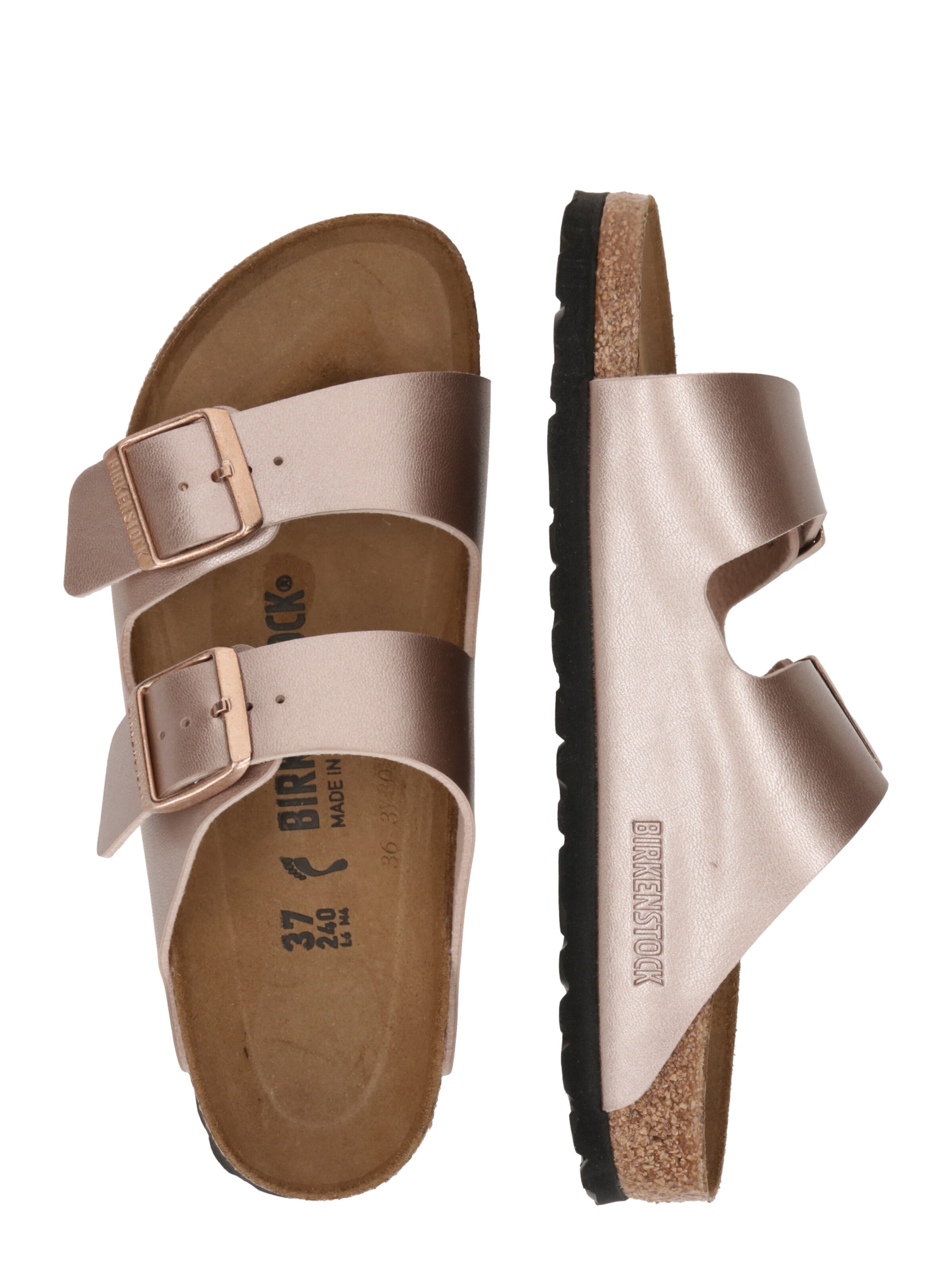 BIRKENSTOCK Pantofle 'Arizona' – bronzová