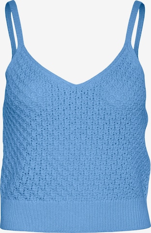 VERO MODA Knitted Top 'Blanca' in Blue: front