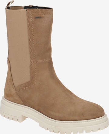 GEOX Boots 'Geox IRIDEA Stiefel braun beige wasserdicht D26D0B' in Beige: Vorderseite