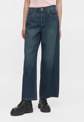 Abercrombie & FitchWide Leg/ Široke nogavice Traperice - plava boja: prednji dio