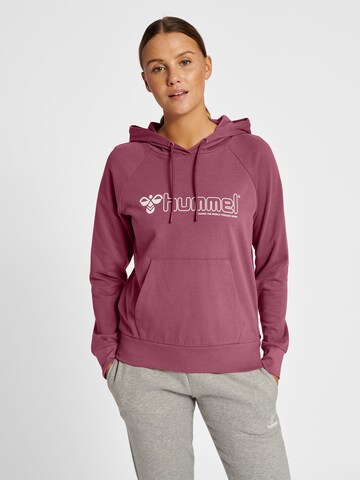 Hummel Sportief sweatshirt 'NONI 2.0' in Rood: voorkant
