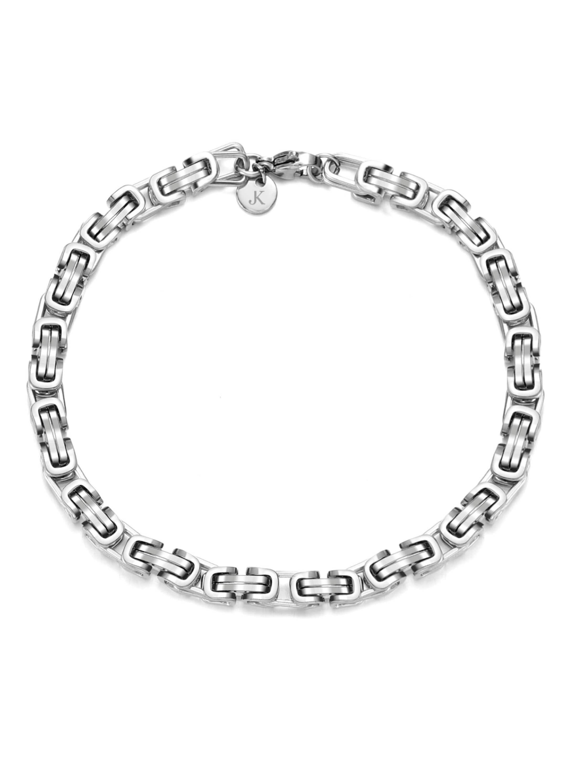 Kim Johanson Armband 'Königskette'‌‌‌‌‌ in Silber: Vorderseite