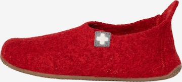 Living Kitzbühel Hausschuh in Rot: Vorderseite