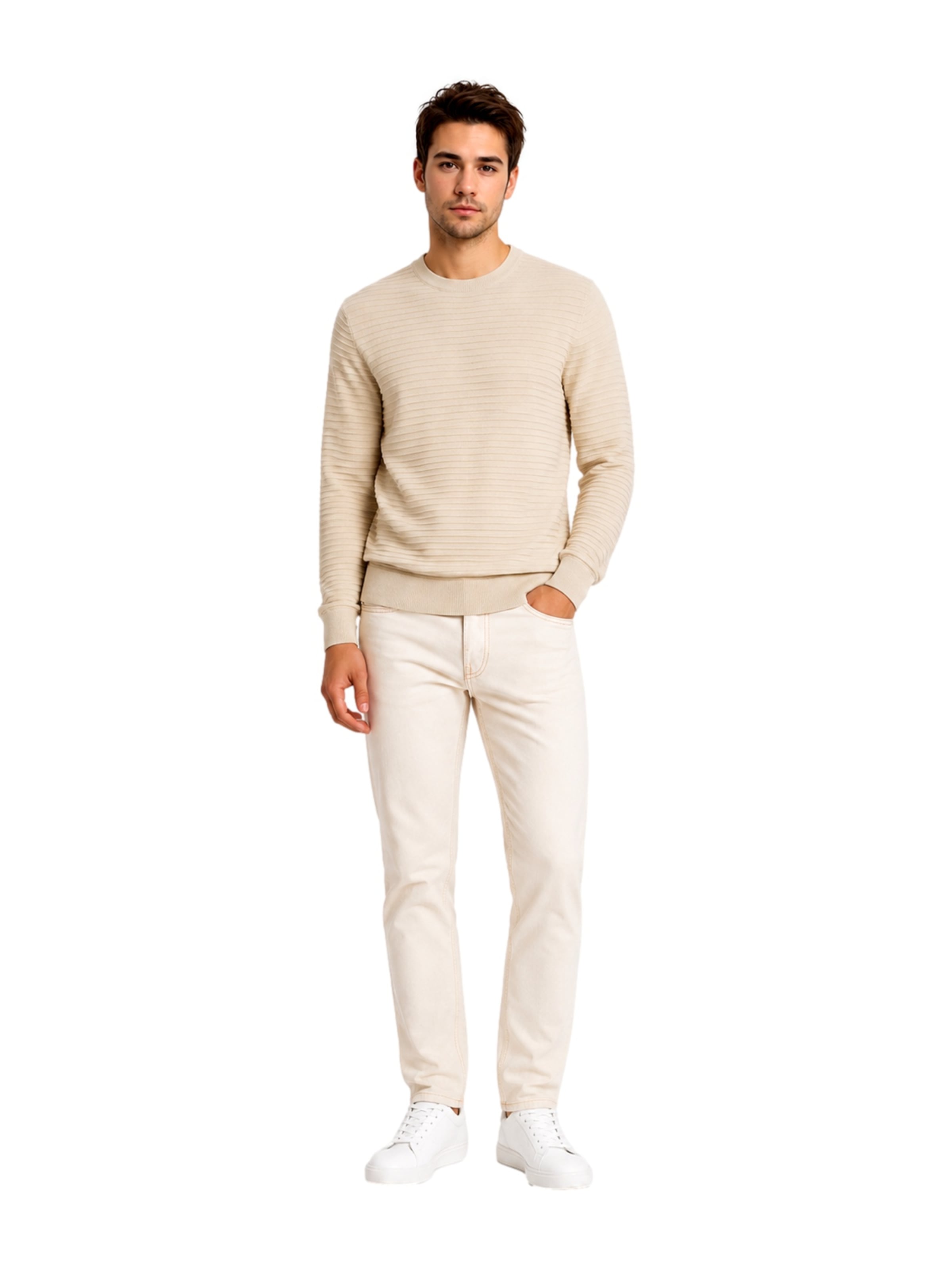 Only & Sons Свитер 'Storm' в Бежевый