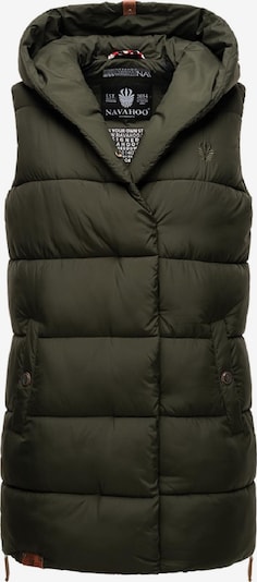 NAVAHOO Gilet 'Madilynaa' en olive, Vue avec produit