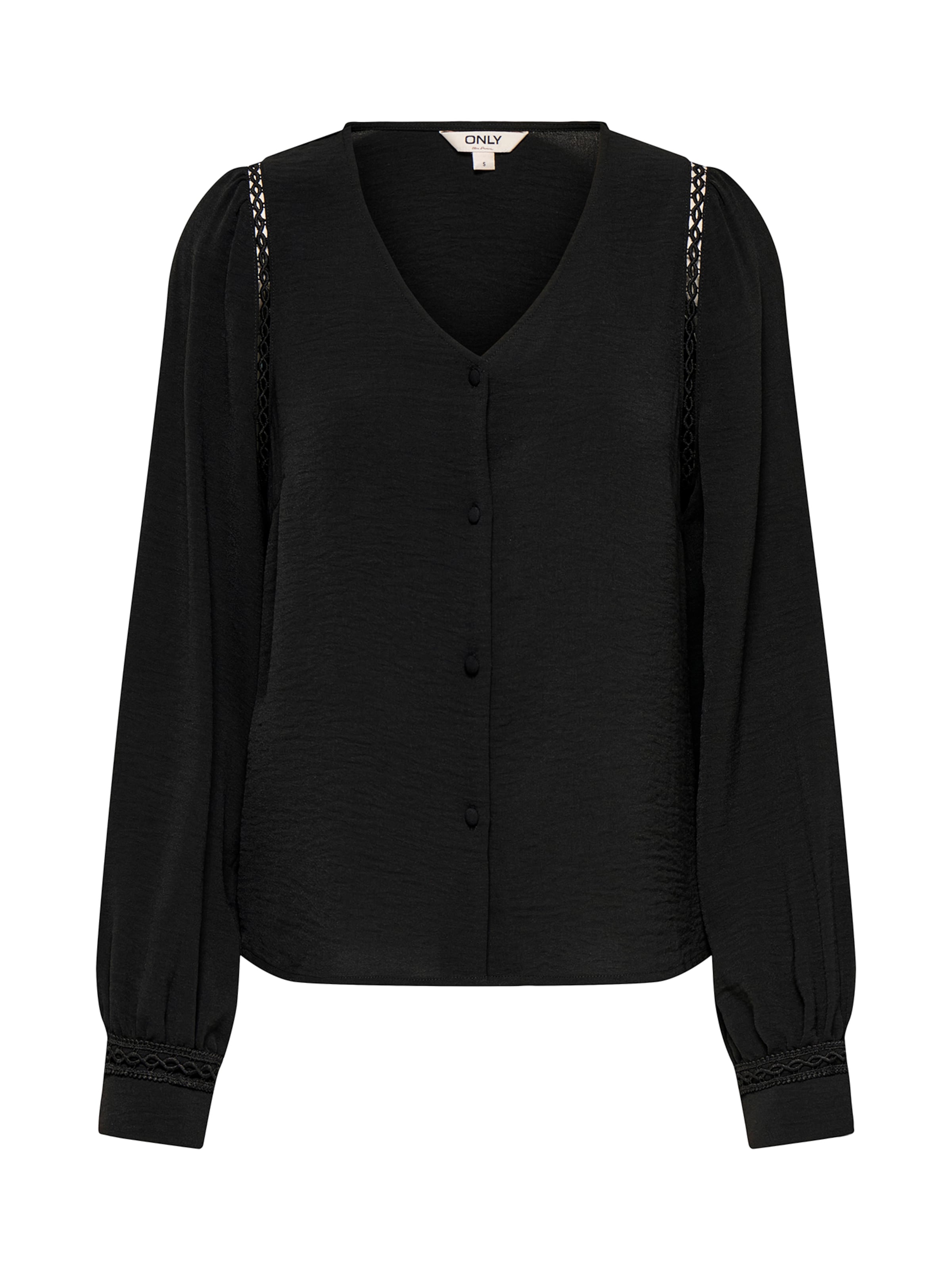 Camicia da donna 'ONLLUVE METTE' di ONLY in nero: frontale