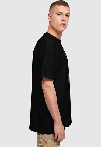 Maglietta 'Abstract Waves' di Merchcode in nero