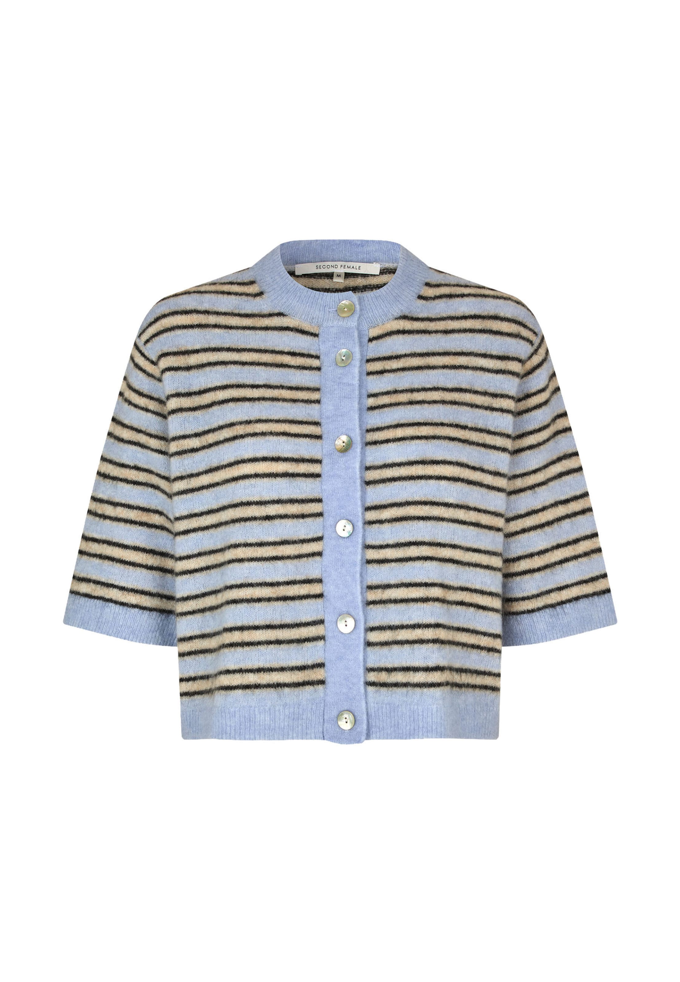 SECOND FEMALE Strickjacke 'Stellar' in Blau: Vorderseite