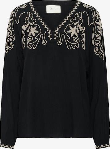 Bluză 'Rosine' de la Cream pe negru: față
