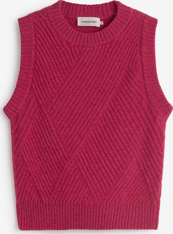Pullover 'KAIA' di Thinking MU in rosso: frontale