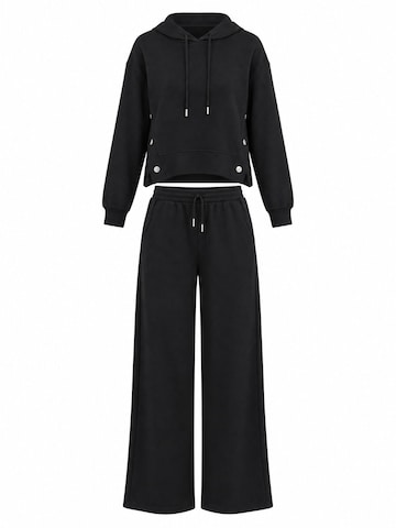 Lady Bersan Leisure suit 'Zweiteiliges Set' in Black: front