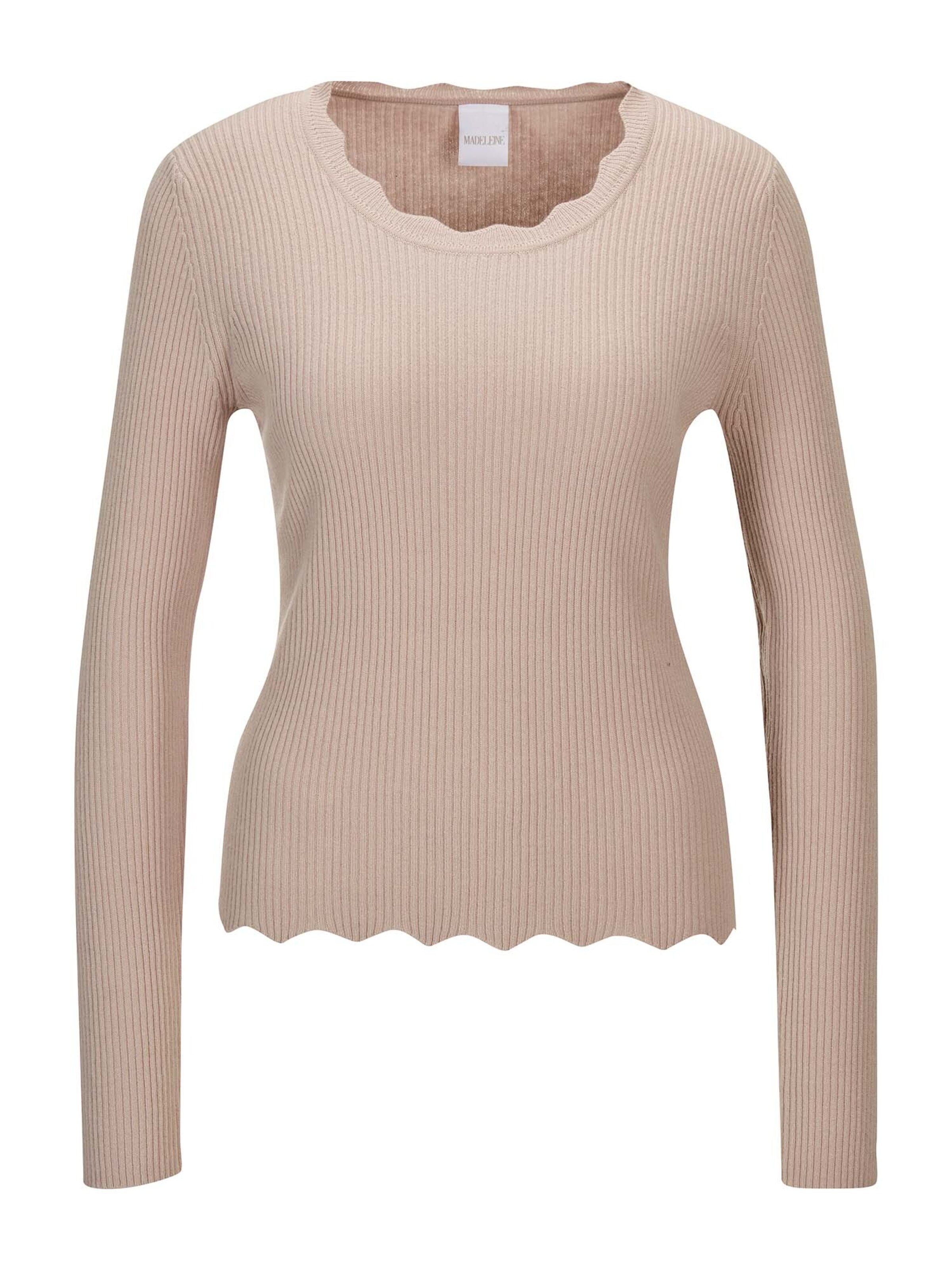 MADELEINE Strickpullover in Pink: Vorderseite