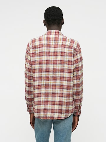 Abercrombie & Fitch Regular fit Ing - piros