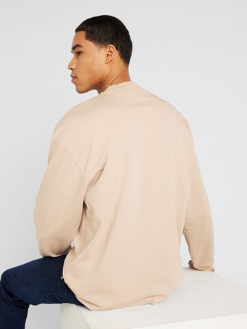 Sweat-shirt 'Daposo' HUGO en beige